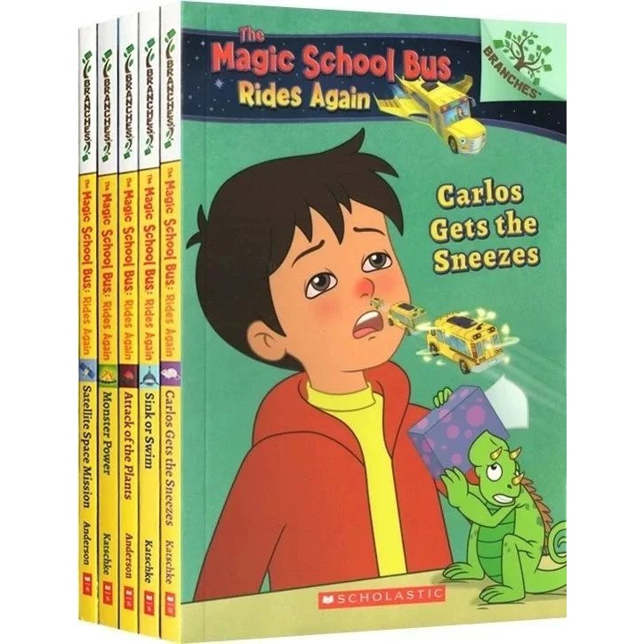 *ส่งทุกวัน* ชุดหนังสือนิทานแนววิทยาศาสตร์ Scholastic Branches: The Magic School Bus Rides Again (5Books)