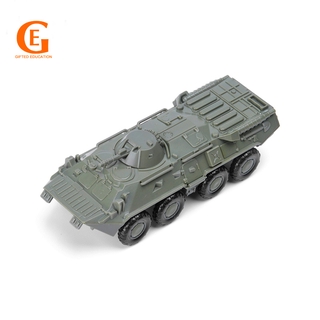 โมเดลยานพาหนะหุ้มเกราะ 1/72 4D BTR80 ของเล่นสําหรับเด็ก