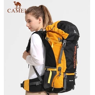 Camel กระเป๋าเป้สะพายหลัง ความจุขนาดใหญ่ 65 ลิตร สําหรับเดินทาง ตั้งแคมป์กลางแจ้ง