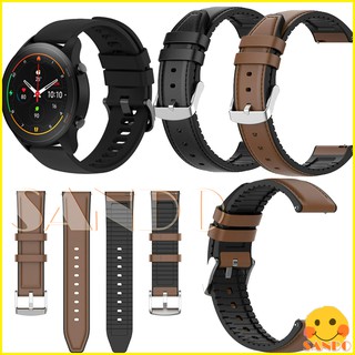 Xiaomi Mi Watch GPS GLOBAL VERSION สมาร์ทวอทช์ สายหนังแท้ เปลี่ยนได้ สายซิลิโคนนิ่ม Xiaomi Mi Watch นาฬิกาอัจฉริยะ (Global Version) bands