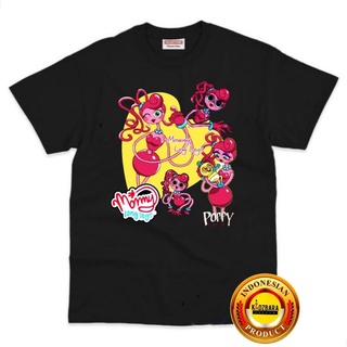 เสื้อยืดแขนยาว พิมพ์ลาย Mommy LONG LENGS POPPY PLAYTIME สําหรับเด็ก