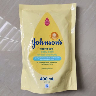 Johnsons Top to Toe Baby Bath for hair and body 400 ml