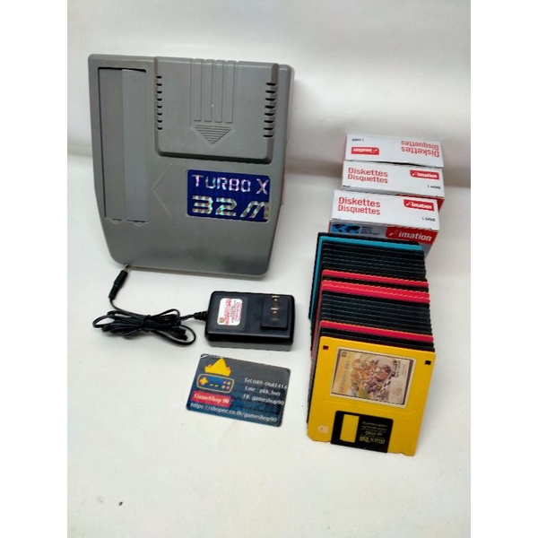 หัวโปร SFC/Snes TurboX 32Mชุดพร้อมเกม20เกมงานเก่ายุค90เล่นได้ทุกเกม พร้อมหม้อแปลงไฟไทยหัวโปรมีระบบAu