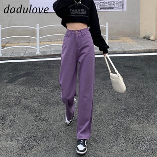 DaDulove💕 2022 New High Waist Jeans Loose Korean Version Niche Wide Leg Pants Fashion plus Size Womens Clothing