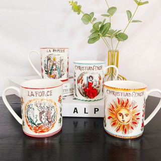 DIOR Full Bone China Mug Set Water Cup Couple Cup