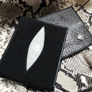 stingray  wallet  กระเป๋าหนังปลากระเบนแท้beige+++++1111