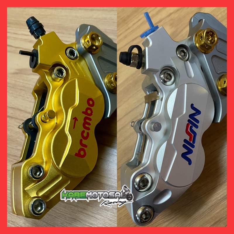 Brembo P4 / NISSIN 4 POT CALIPER BRACKET NVX155 / NMAX CALIPER 4 POT + BRACKET NVX / NMAX155