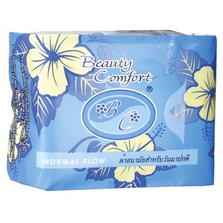 ผ้าอนามัยสมุนไพร​ บิวตี้คอมฟอร์ท​ Beauty​ Comfort สีฟ้า