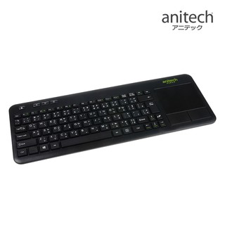 ANITECH KEYBOARD WIRELESSTOUCH PAD รุ่น P503 - BLACK