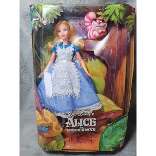 **กล่องไม่สวย** 1999 Walt Disney’s Alice in Wonderland Doll and the Cheshire Cat, Mattel #25593