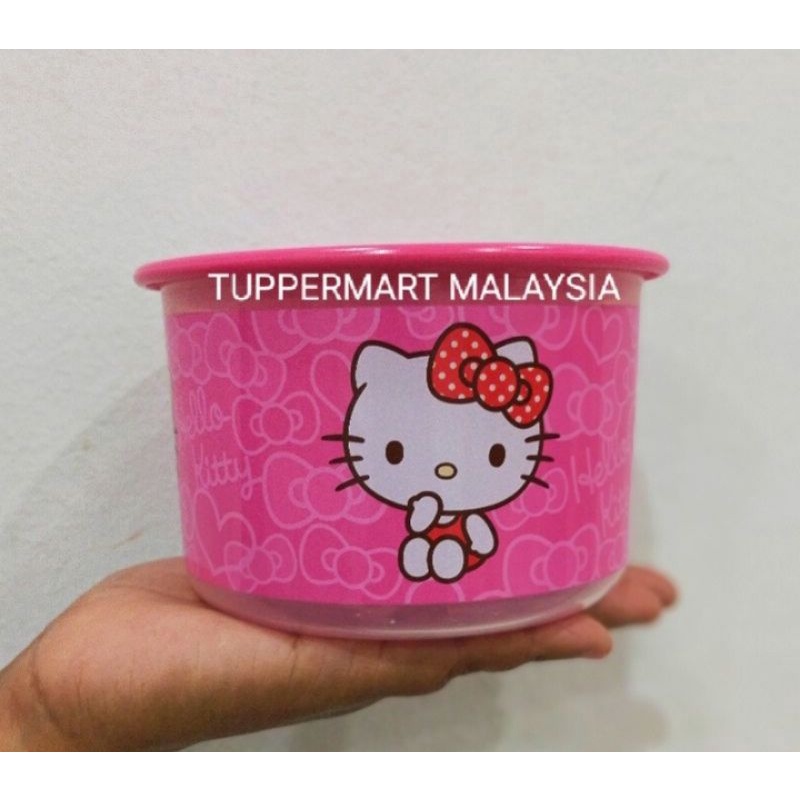 Tupperware ทัปเปอร์แวร์ Hello Kitty One Touch Topper Junior 600 มล. (1)