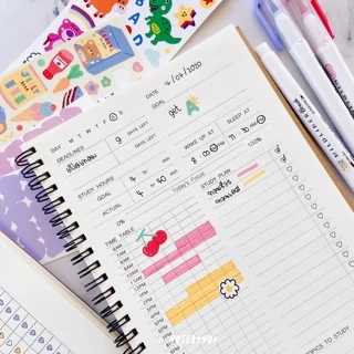 [สันขดลวด] แพลนเนอร์ | study planner จดได้นาน 4 เดือน
