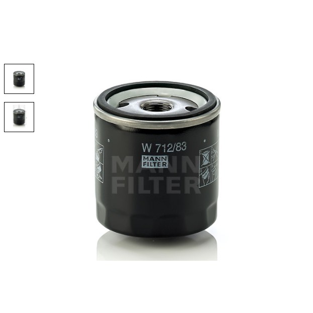 ไส้กรองน้ำมันเครื่อง  MINI Cooper W712/83 Mini One I(1.4 DIESEL/R50/R52:) 11427791059 1ND OC203 มินิ