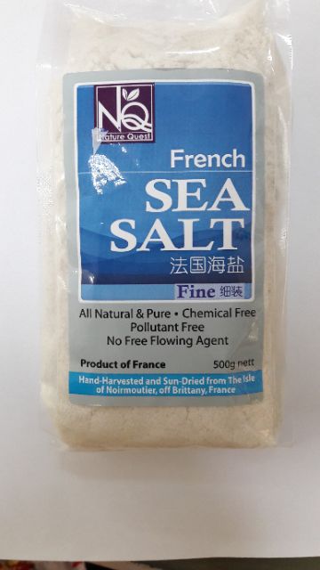 Sea salt (เกลือ สมุทรชนิดละเอียด) Nq Natural Fine sea salt HACCP ISO ...