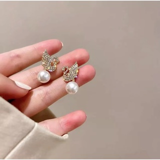 Fashion earrings ต่างหูเงินแท้925 ต่างหูแฟชั่นเกาหลีลายใหม่สุดฮิต ไม่ดำ ไม่แพ้แน่นอน งานมินิมอลน่ารักๆ (พร้อมกล่อง)