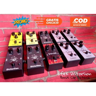 เอฟเฟคกีตาร์บิดเบือน chorus overdrive delay plus รับประกันอะแดปเตอร์