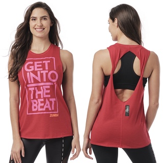 Zumba Shimmer Open Back Tank (เสื้อกล้ามออกกำลังกายซุมบ้า)