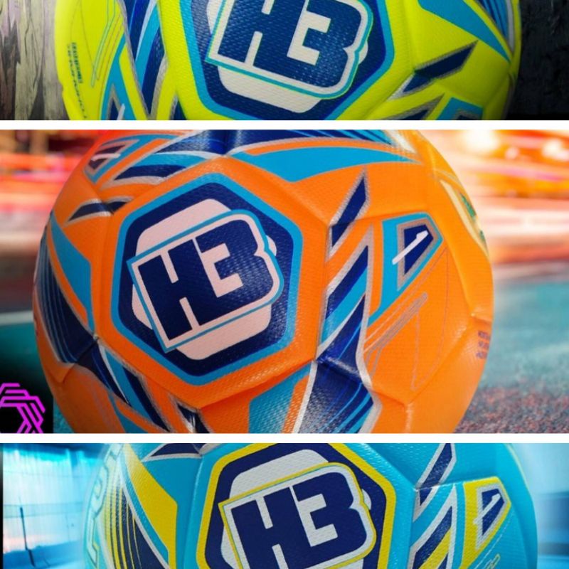 (H3ลิขสิทธิ์💯)ลูกฟุตซอล H3 hybrid futsal #3.7 หนังพียู PU นุ่มกันน้ำ รุ่น Tomahawk ลายสะท้อนแสง ***ส