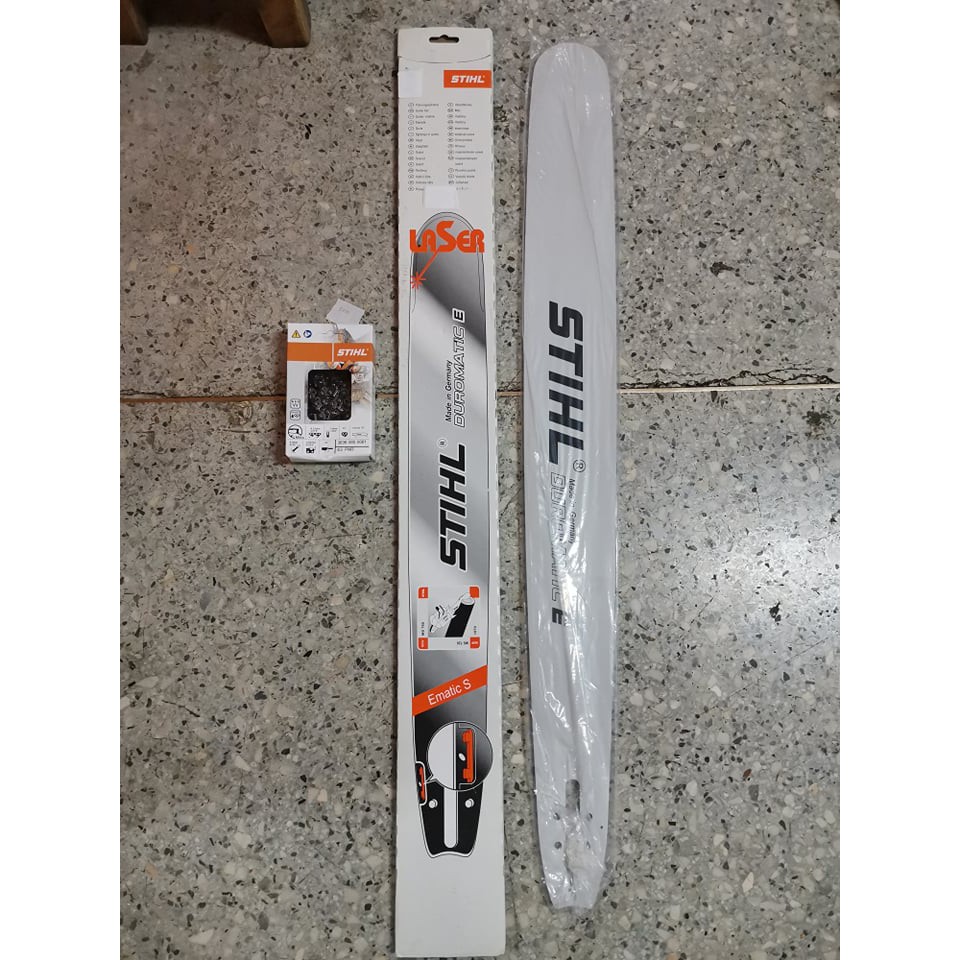 บาร์เลื่อยโซ่ยนต์ STIHL ขนาด30นิ้ว  พร้อมโซ่ใช้งาน (ของแท้)