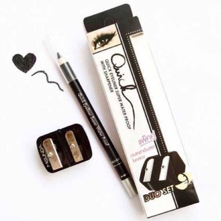 Mei linda Quick Duo Set MD3057 อายไลเนอร์ดินสอ กันน้ำ กันเหงื่อ ใช้เขียนขอบตาบน และขอบตาล่างได้อย่างดี ไม่แพนด้า (1แท่ง)