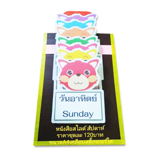 สื่อการสอน หนังสือสไลด์ สัปดาห์