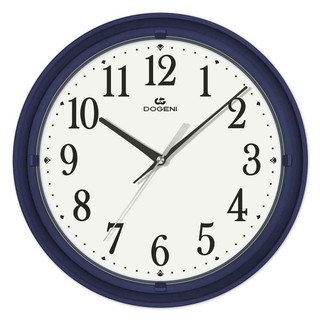 clock WALL CLOCK WNP023BU 12"BLUE DOGENI Home decoration Home &amp; Furniture นาฬิกา นาฬิกาแขวน พลาสติก 12 นิ้ว DOGENI WNP02