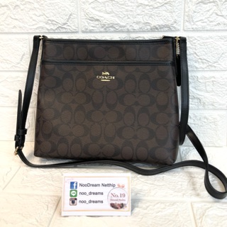 พร้อมส่งแท้💯 coach ครอสบอดี้ใบใหญ่จุได้เยอะ