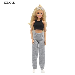 [cxSZDOLL]  1PC 29CM Doll changing dress Princess vest sweatpants set fashion talent  DOM