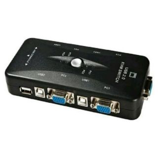 KVM BOX 4 คอมฯ ออก 1 จอ