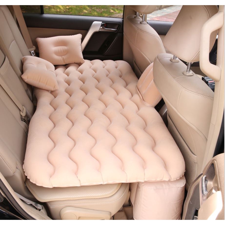 ที่นอนเบาะหลังรถยนต์ Car Air Bed แถมฟรี!!!ปั๊มลมไฟฟ้า+หมอนเป่าลม2ใบ+กระเป๋าใส่ที่นอน