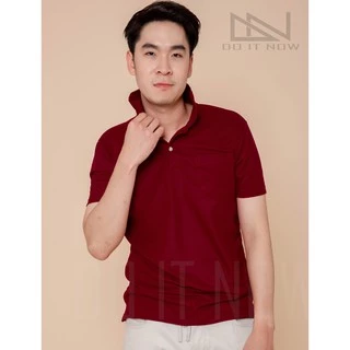 🔥สีแดงเลือดหมู🔥 เสื้อโปโล (ชาย) By Doitnow สินค้าคุณภาพ จากแห่งผลิตโดยตรง!!