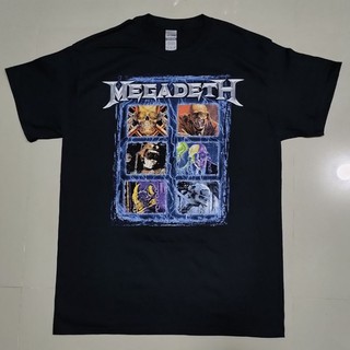 เสื้อ​วง​ Megadeath ลิขสิทธิ์​แท้​100 % S-3XL