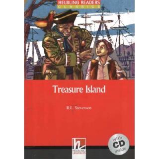 DKTODAY หนังสือ HELBLING READER RED 3:TREASURE ISLAND+ CD