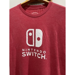 เสื้อยืดผ้าฝ้ายพิมพ์ลายแฟชั่นเสื้อยืดเกมส์มือสอง NINTENDO SWITCH (2017) Size S มือ2