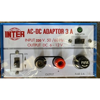 #Adapter #ราคาถูก #อะแดปเตอร์ Input:220V, Output  DC 6-12V, 3A #ของใหม่กริ๊ป ยังไม่เคยใช้งานเลย พร้อมใช้งาน K