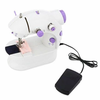 จักเย็บผ้ามินิ ขนาดพกพา จักรเย็บผ้าไฟฟ้า Mini Sewing Machine Built-in ที่ตัดด้าย ไม่ต้องใช้กรรไกร