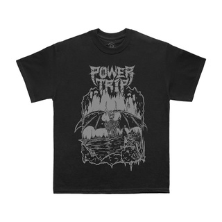 ผ้าฝ้ายแท้เสื้อยืด พิมพ์ลาย Power TRIP SKELETON HELL STITCH SUPPLY UNOFFICIAL MERCH พรีเมี่ยม สําหรับผู้ชายS-4XL