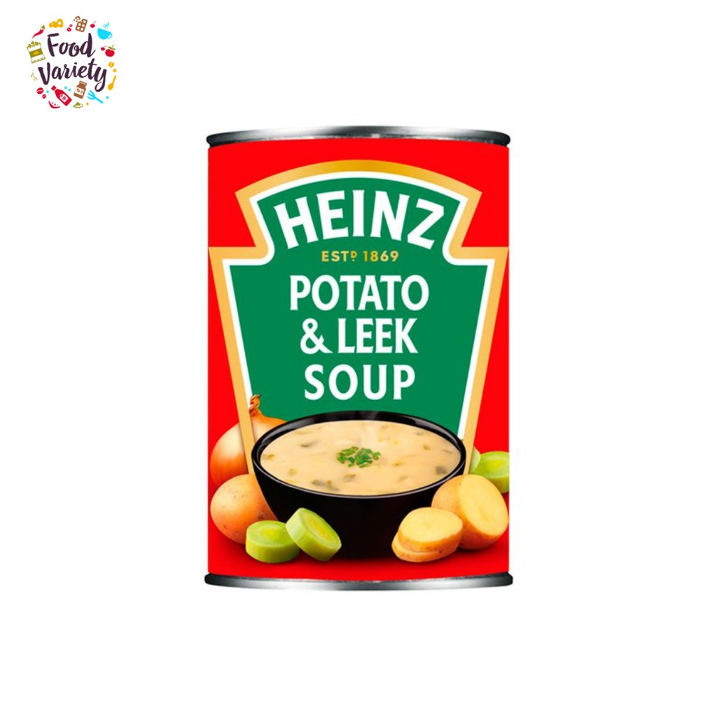 Heinz Potato and Leek Soup 400g ไฮนซ์ ซุปมันฝรั่งและกระเทียมต้น 400 กรัม
