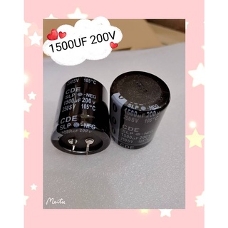 1500UF 200V 35*40  สินค้ามีสต็อก พร้อมส่ง (ราคาต่อ1ตัวเท่านั้น)