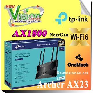 ROUTER (เราเตอร์) TP-LINK ARCHER AX23 AX1800 Dual-Band Wi-Fi 6 Router ประกันตลอดการใช้งาน * ของแท้ประกันศูนย์*