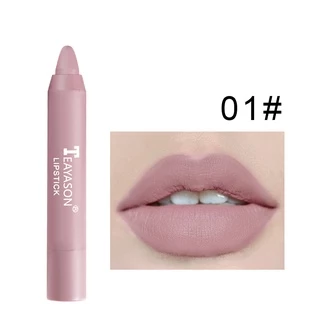 ลิปสติก เนื้อแมตต์กํามะหยี่ 12 สี กันน้ํา ติดทนนาน สีนู้ด ติดบนแก้ว ลิปทินท์ ปากกาแต่งหน้า เครื่องมือแต่งหน้าประจําวัน
