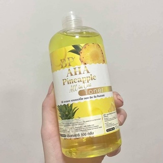 BP AHA Pineapple ALL in One Toner บีพีโทนเนอร์สับปะรด ปริมาณ 500 ml.