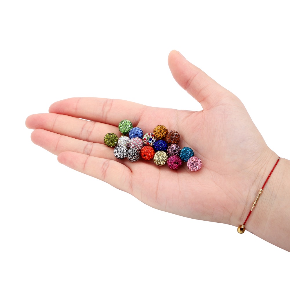 10pcs ลูกปัดคริสตัลไททาเนียมลูกปัดเพชร สามารถใช้สำหรับเครื่องประดับ DIY ทำสร้อยคอและสร้อยข้อมือ - รูปที่ 3