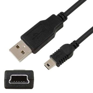 V3 USB สายชาร์จ กล้องติดรถยนต์ Mini USB Type-B เหมาะสำหรับทุกๆอินเทอร์เฟซ V3 (T type interface) 1 เมตร