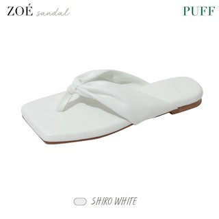 PUFF BASIC SERIES : ⁣ Zoe Sandal Shiro White