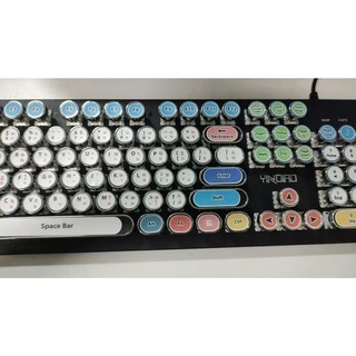 สติ๊กเกอร์แปะคีย์บอร์ด วงกลม (keyboard Circle) ภาษา อังกฤษ, ไทย (English, Thai)