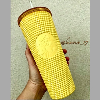 Starbucks Taiwan🍋 Lemon Yellow Studded 🍋Cold Cup Tumbler 710ml.