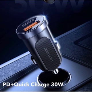 Joyroom C-A08 Car Charger PD+QC. 30W  หัวชาร์จรถ รองรับเทคโนโลยีชาร์จเร็ว ทั้ง PD และ Quick Charge 3.0