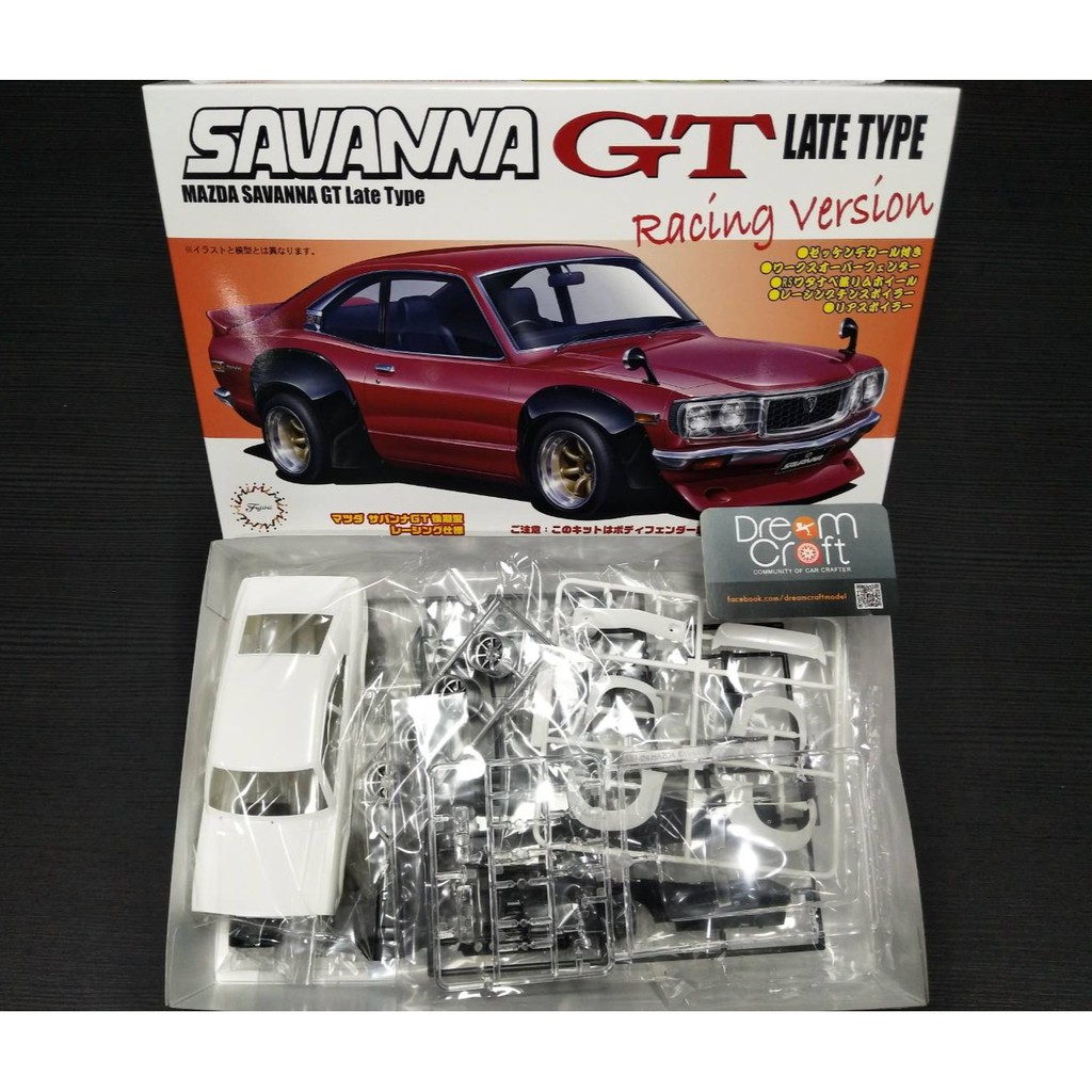 FUJIMI 1/24 ID109 Mazda Savanna GT RX-3 Racing Ver (โมเดลรถยนต์ Model DreamCraft)