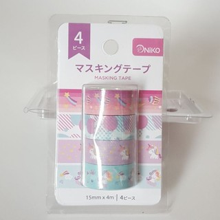 Unicorn Masking Tape เทปตกแต่งลายยูนิคอร์น NiKO เทป